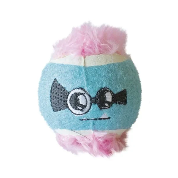 Peloticonos Azul Antifaz 6.3cm | Pelota Saltarina Divertida para Perros y Gatos