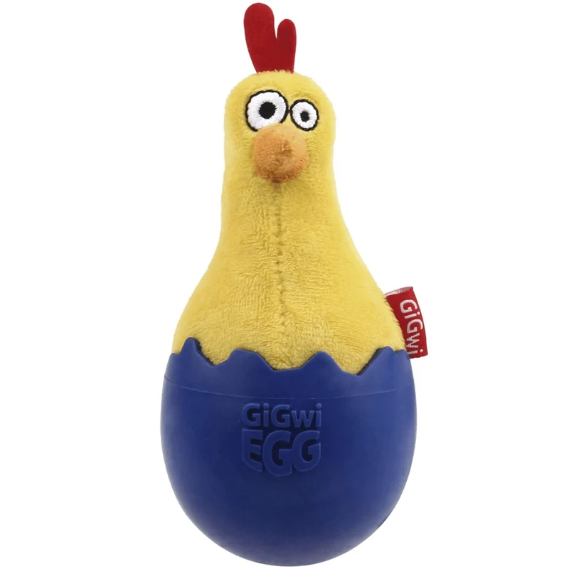 GiGwi EGG Gallo Bamboleo TPR Extra Resistente 13cm