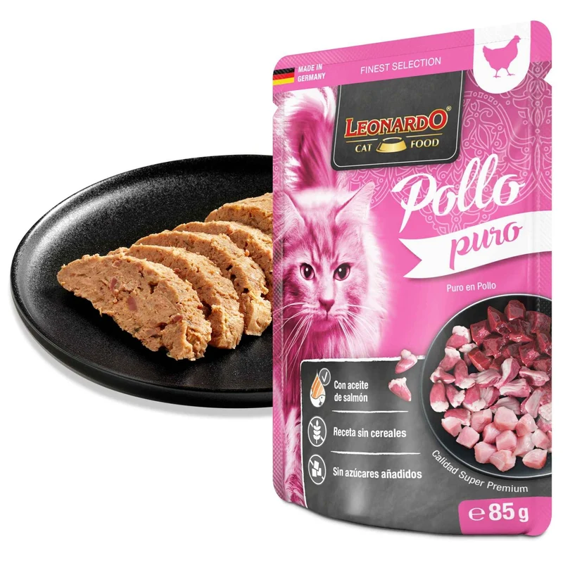Leonardo Finest Selection Pollo Puro para Gatos – 85g