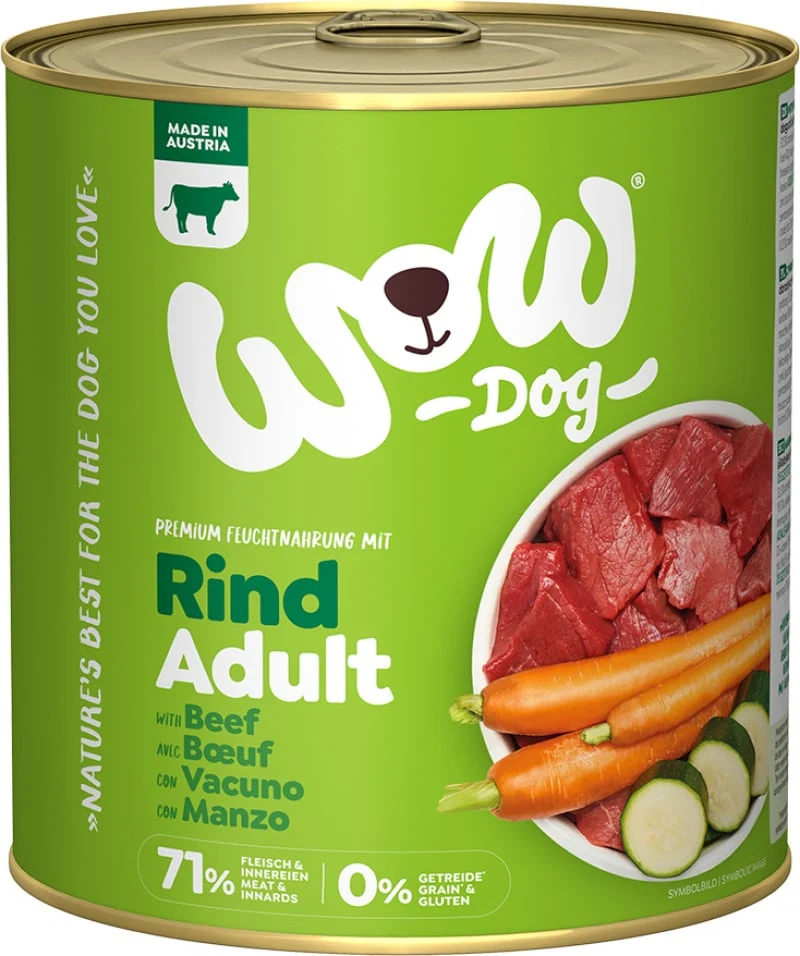Wow - Lata de ternera y pollo con zanahoria 800g