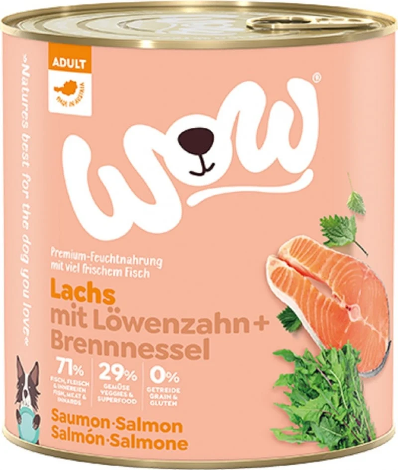 Wow - Lata de salmón con tomate 800g