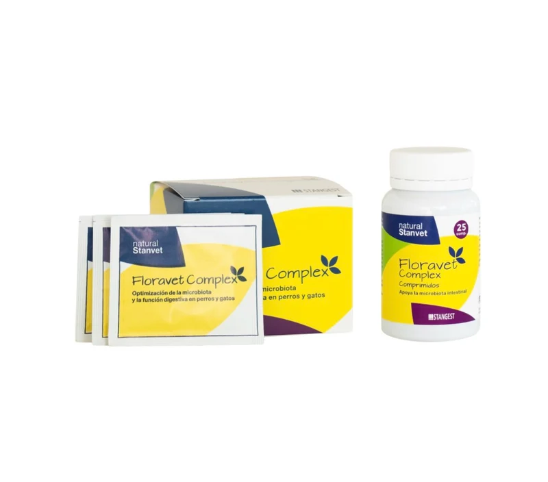 Stangest - Floravet Probióticos y prebióticos (Formato ahorro) 25ud
