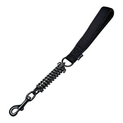 Correa Corta con Muelle Amortiguador Negra 41cm | Control