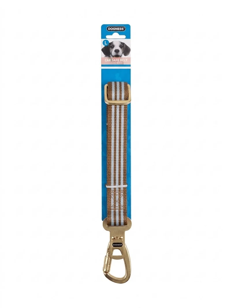 Enganche Cinturón Dogness Marrón 61cm | Manos Libres