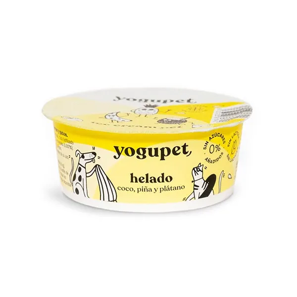 Yogupet - coco, piña y plátano