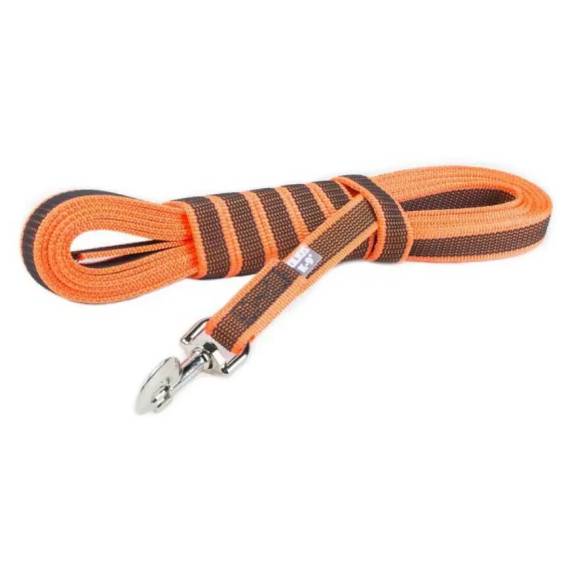 Correa Julius K9 Engomada Naranja 5m | Adiestramiento y Paseo