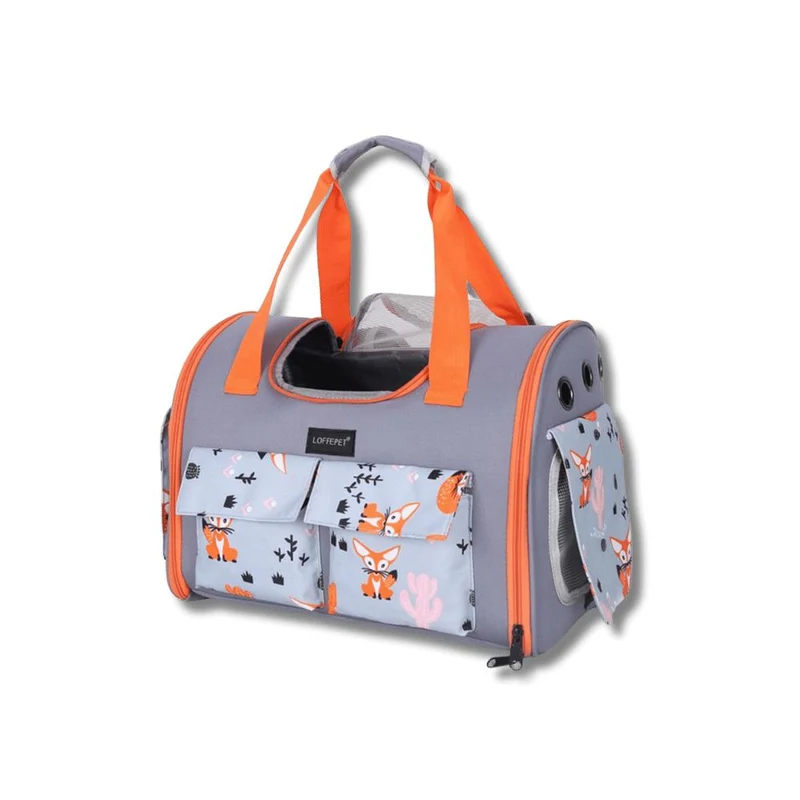 Mochila Transportín para Perros y Gatos 40x22x30cm – Cómoda, segura y con ventilación