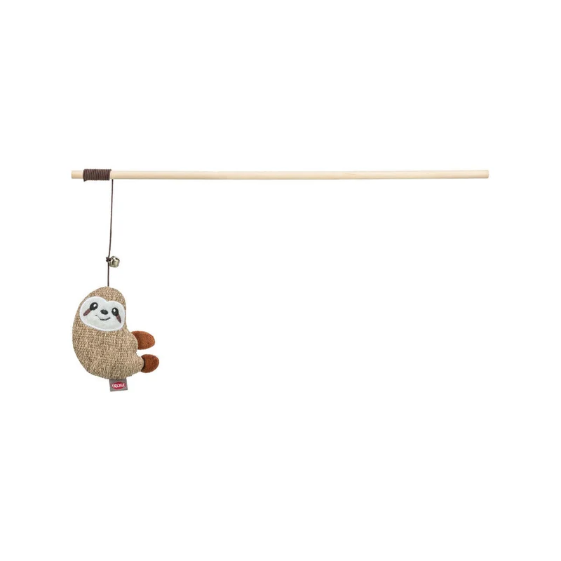 Cat toy Trixie Beige Polyester Wood Lazy bear