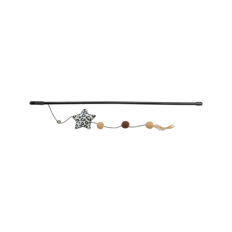 Cat toy Trixie Brown Beige Polyester Plastic Star