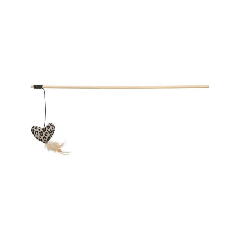 Cat toy Trixie Beige Polyester Wood Heart