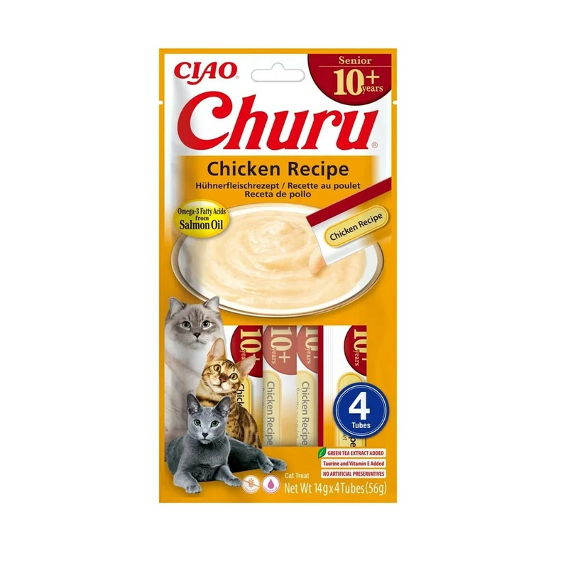 Snack for Cats Inaba Churu Senior Chicken Recipe Chicken 4 x 14 g