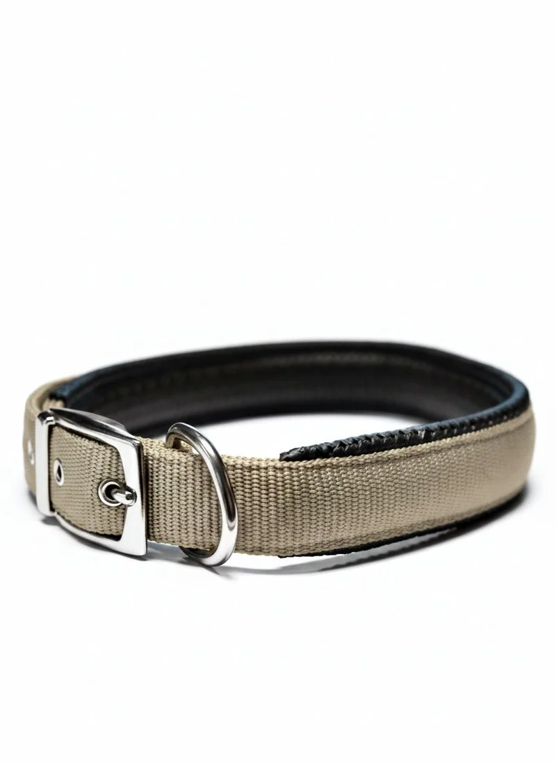 Collar Confort Nylon Acolchado Marrón y Negro