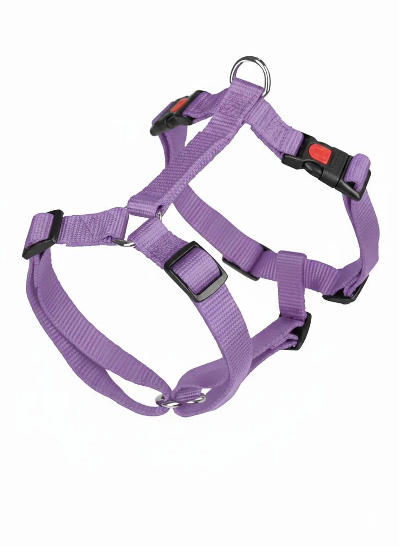 Arnés Nylon Lila 25mm x 58-78 cm