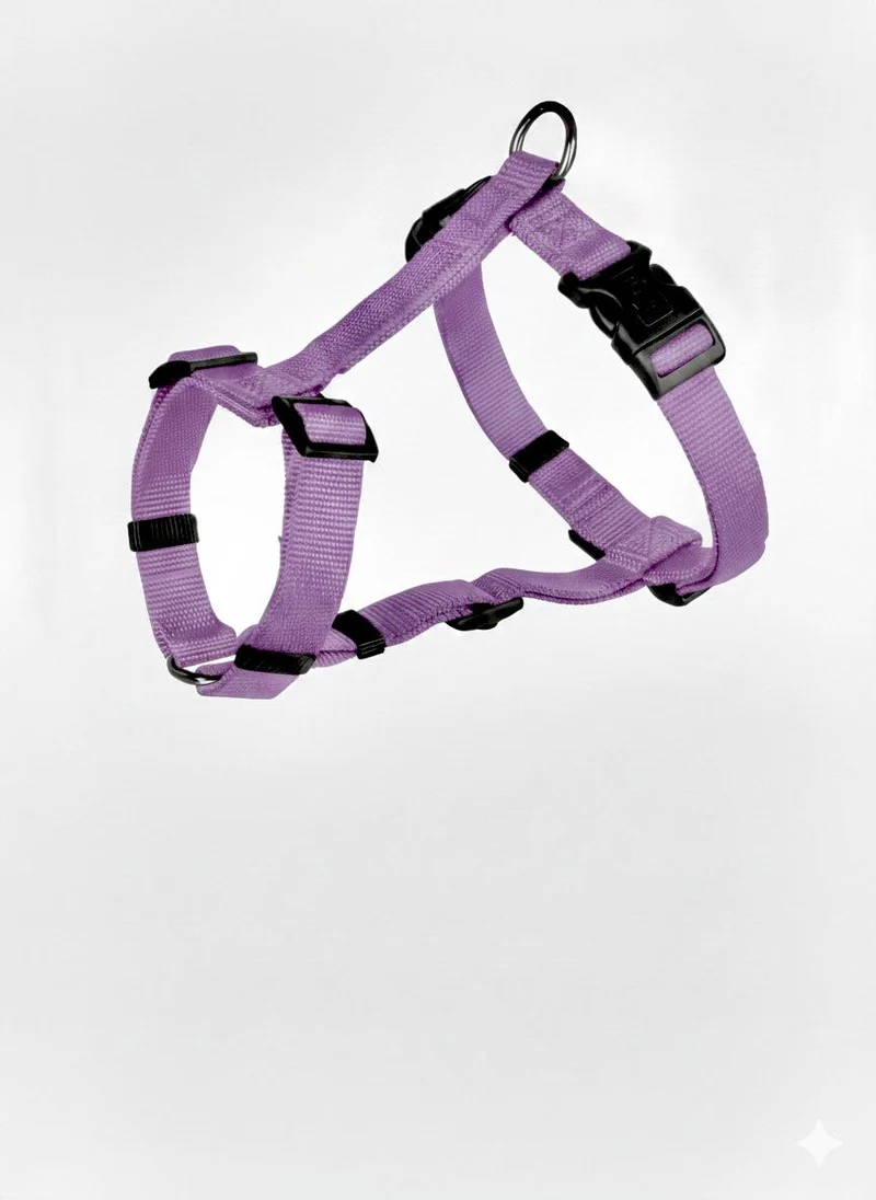 Arnés Nylon Lila 10mm x 28-40 cm