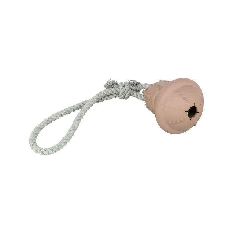 Cat toy Trixie Beige Cotton Natural rubber Christmas Bell