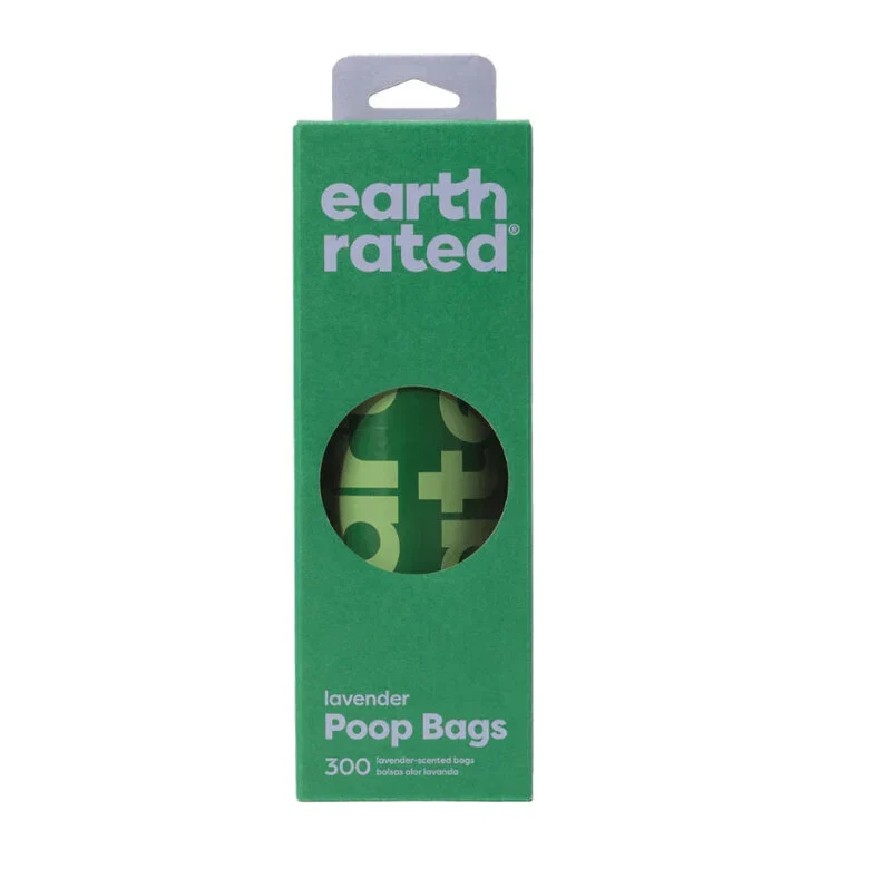 Megarollo de 300 bolsas higiénicas Earth Rated olor lavanda