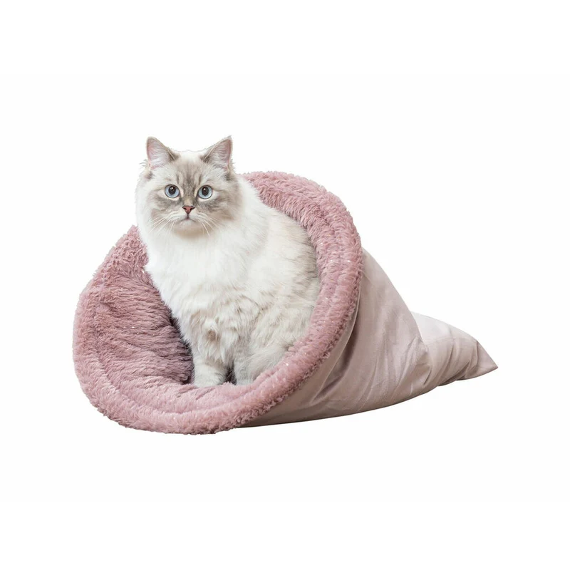 Cat Bed Trixie Livia Soft Pink Ø 40 X 60 CM