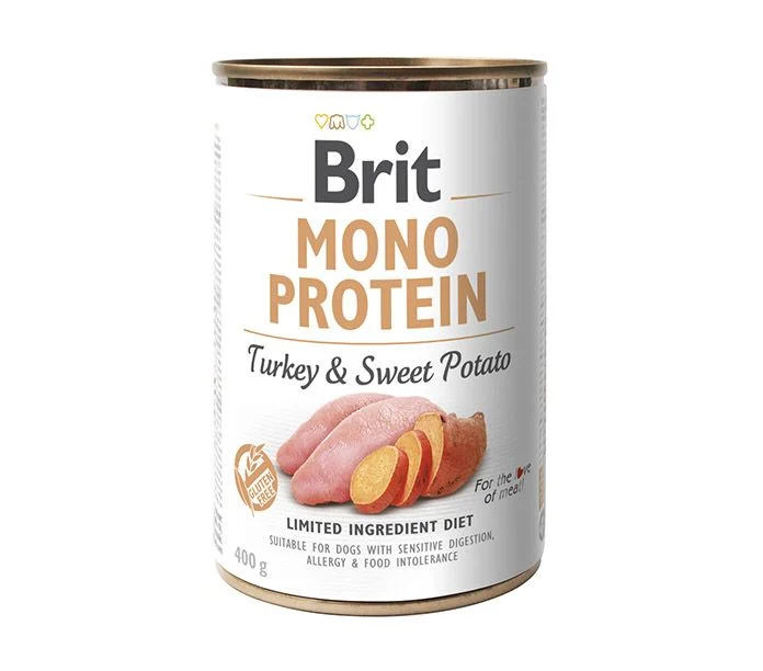 Brit - Lata monoprotéica pavo y boniato