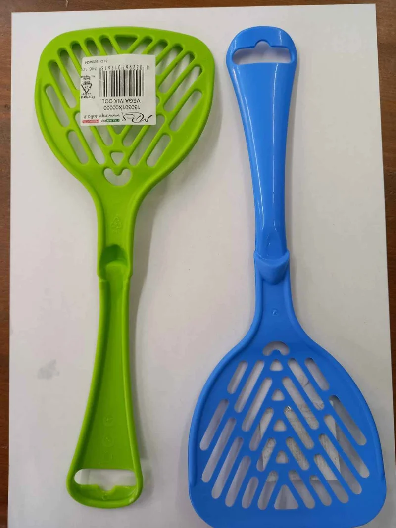 Pala para Arena de Gatos | Rejilla Filtrante y Mango Ergonómico