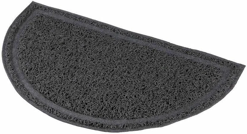 Alfombra Salida Arenero Gatos Media Luna 60x36cm | Atrapa Arena y Limpia Patas
