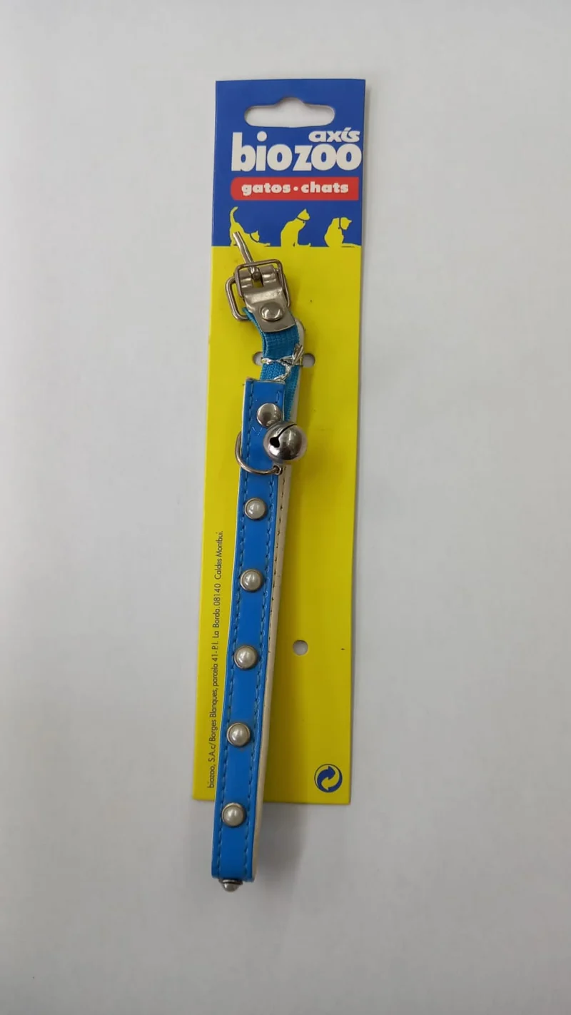 Collar Perla para Gato Biozoo con Cascabel | Elegante y Ajustable 21-33cm