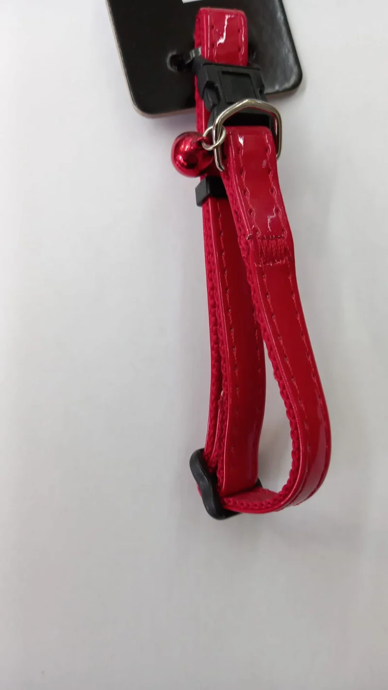 Collar para Gato Nayeco con Cascabel | Piel, Nylon y Metal | Colores Variados