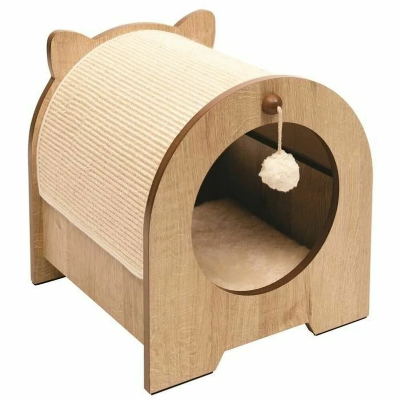 Scratching Post for Cats Vesper Beige 40 X 44 X 23 CM