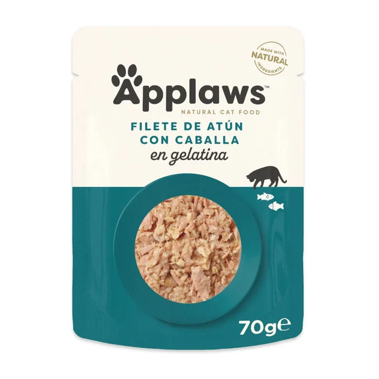 Applaws gato - Atún y caballa en gelatina