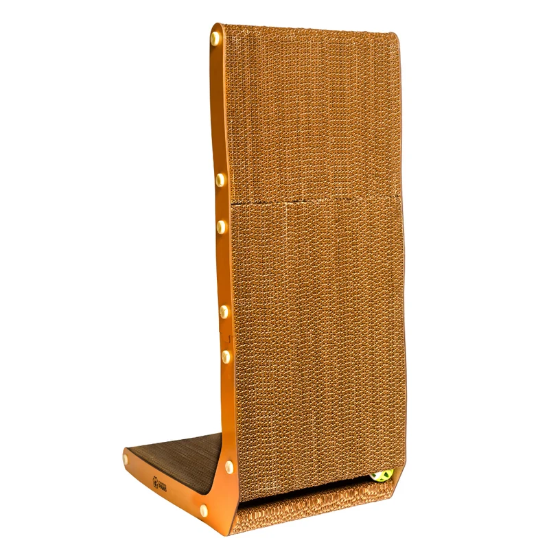 Thunder Paws Wall Cat Scratcher 68x40x29cm - Orange