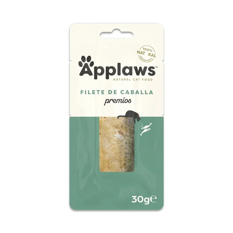 Applaws Lomo de Caballa Entero Snack Natural 100% para Gatos – 30 g