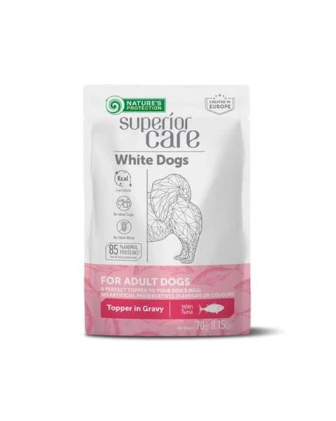Natures Protection Sc Topper Alimento Húmedo para Perros Adultos 70g, 24 ud