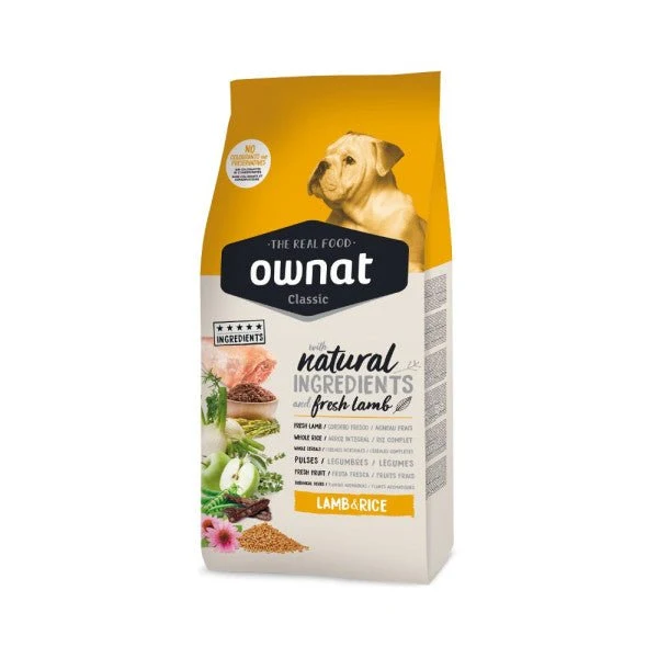 Ownat Classic Canine Adult Cordero Arroz Pienso Seco 12kg
