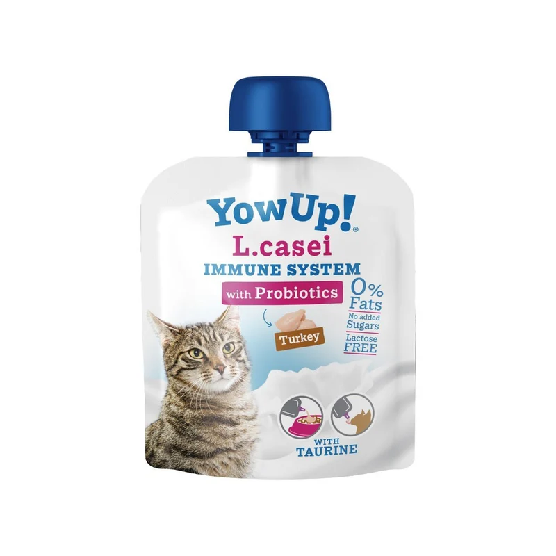 Yowup L.Casei Pavo Alimento para Gatos 10x85g