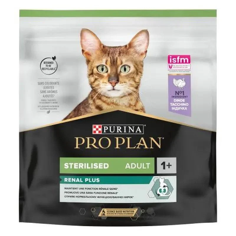 Purina Pro Plan Feline Adult Sterilised Alimento Seco con Pavo 3Kg
