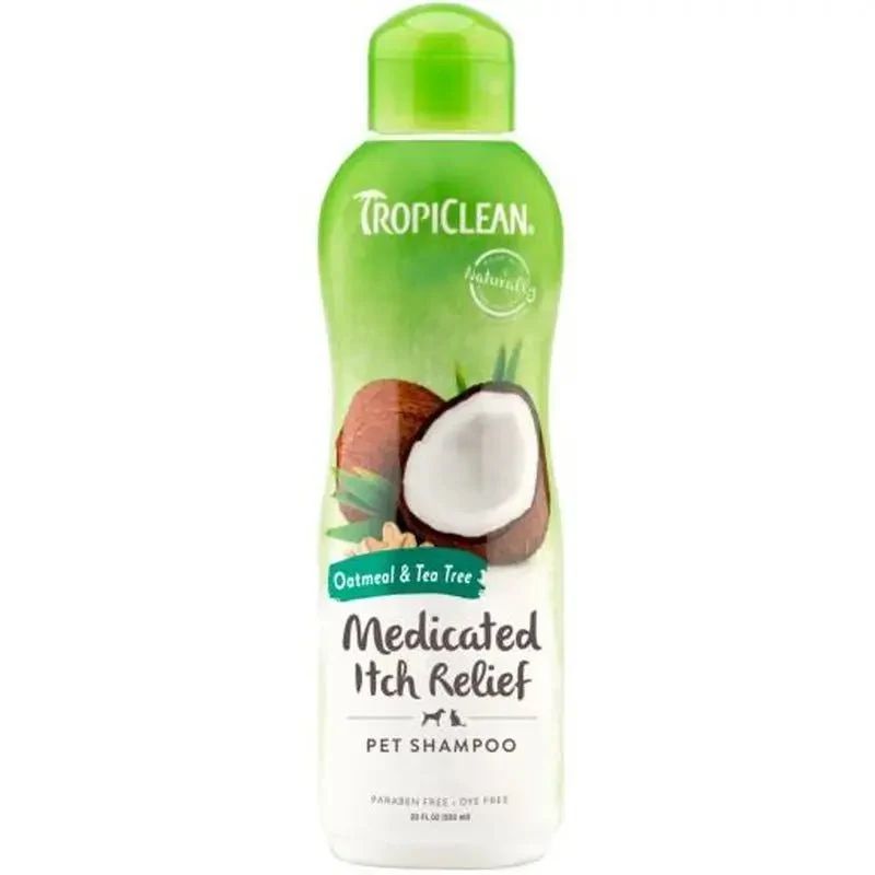 Tropiclean Champú Alivio Picor Avena y Árbol de Té Líquido 355ml