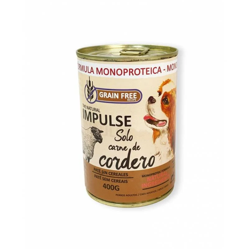 Natural Impulse - Lata monoprotéica de cordero