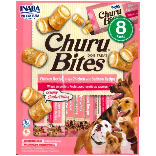 Inaba churu bites perro - Pollo con salmón