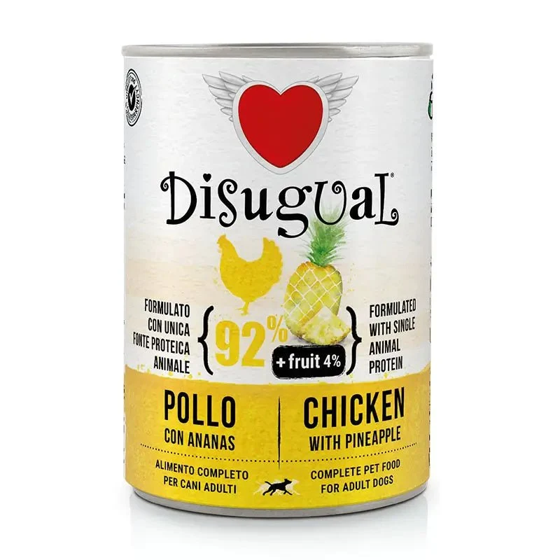 Disugual Fruit Pollo Piña Alimento Húmedo para Perros 400g