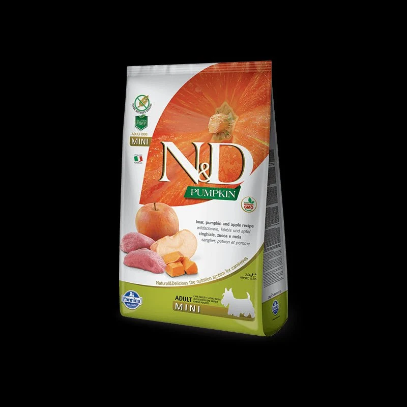 Farmina N&D Dog Calabaza Mini Jabalí Pienso 800g