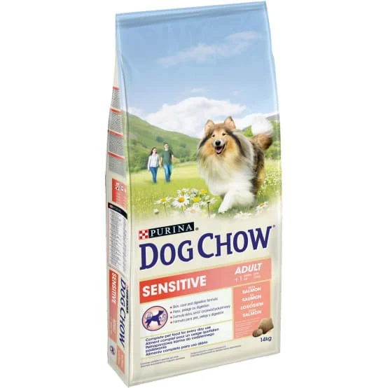 Purina Dog Chow Adulto Sensitive Salmón Saco 14kg