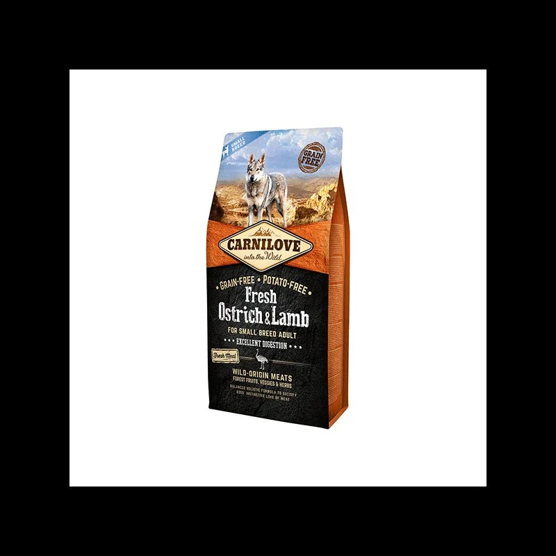 Carnilove Canino Adulto Avestruz Cordero Seco 1.5kg
