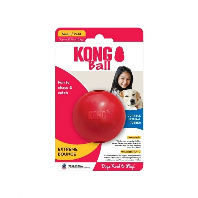 Kong Ball Pequeña Roja 130g