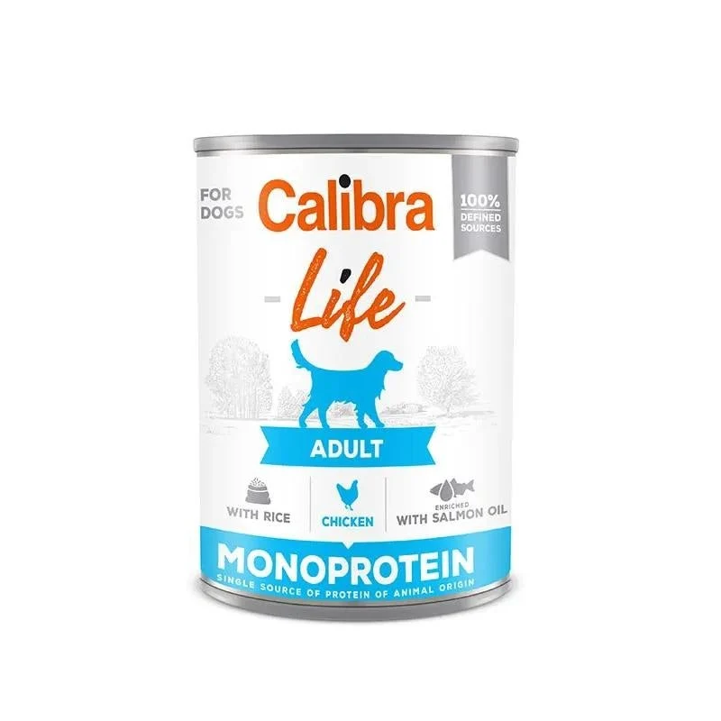 Calibra Dog Life Lata Adult Pollo y Arroz 6x400g