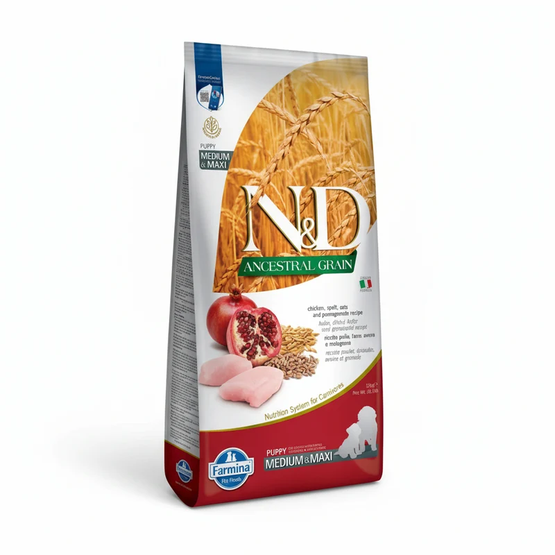 Farmina Nd Dog Puppy Ancestral Medium Maxi Pollo 12Kg