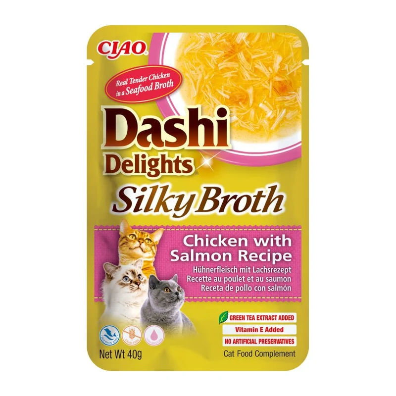 Churu Dashi Delights Comida Húmeda Pollo con Salmón 480g