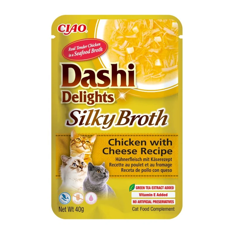 Churu Dashi Delight Pollo con Queso Húmedo 480g