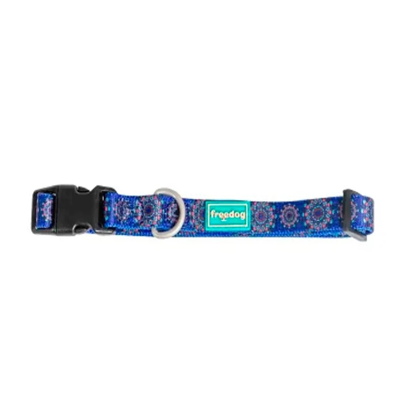 Freedog Collar Mandala Nylon Azul XS 3 ud