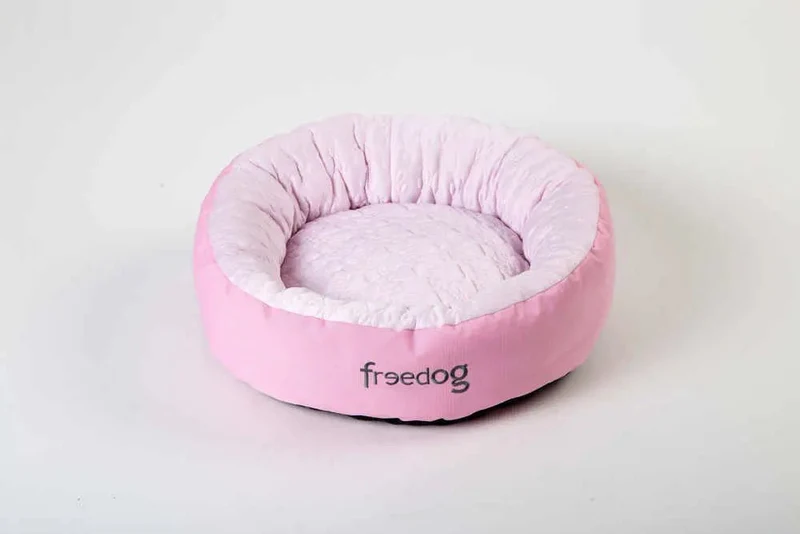 Freedog Icing Donut Bed Cama para Mascotas Rosa 50cm