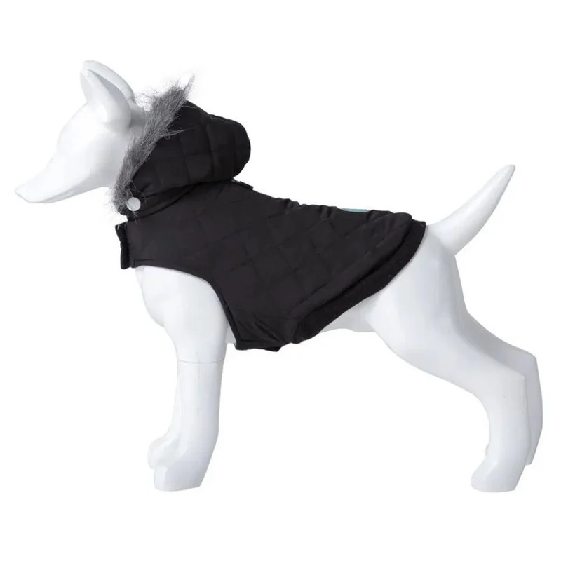 Freedog Abrigo Lane Negro Chaqueta para Perros 1 ud