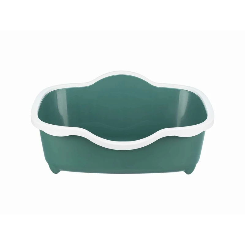 Cat Litter Box Trixie Davio White Green Plastic 56 x 26 x 39 cm